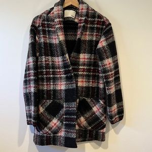 Aritzia Wilfred Free Off Duty Plaid Jacket, XS